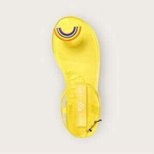 NWOB | Katy Perry | Geli Novelty Scented Jelly Sandals | Yellow | Size 8.5-9 US